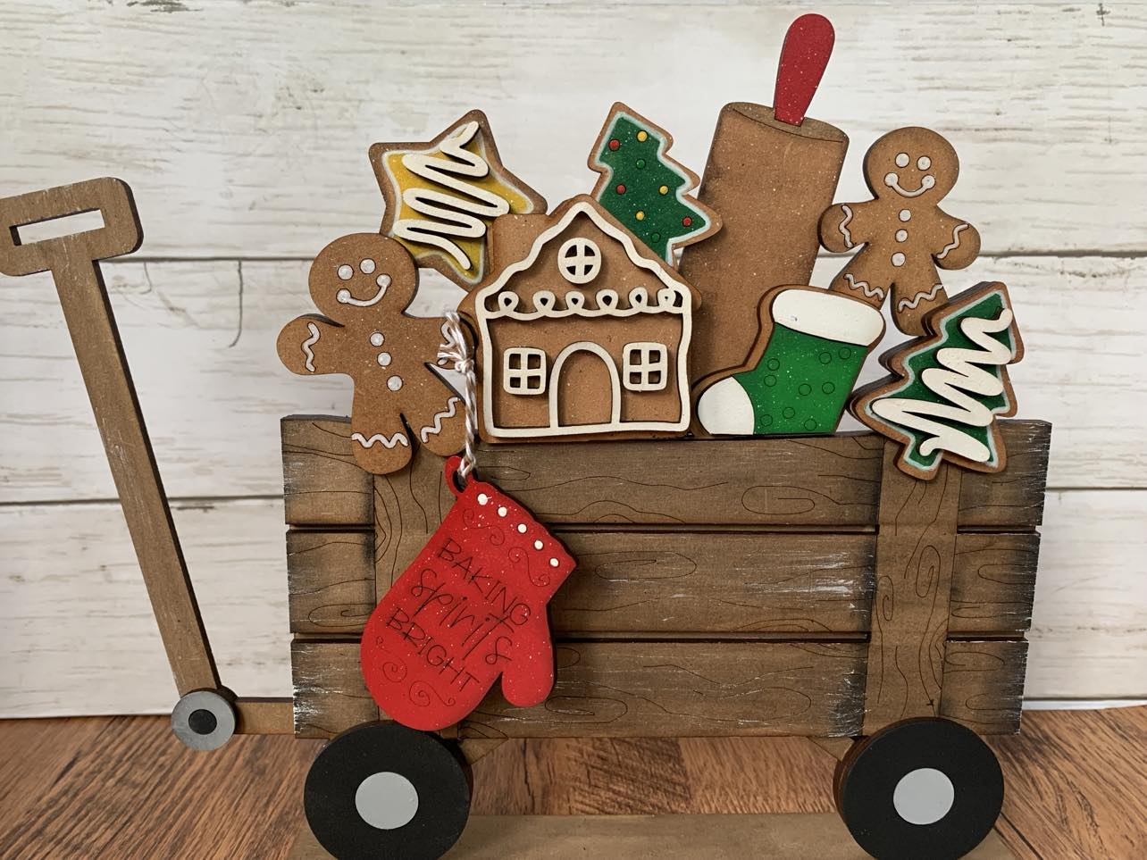 Christmas Gingerbread 1 Basket Insert – Hop In and Create